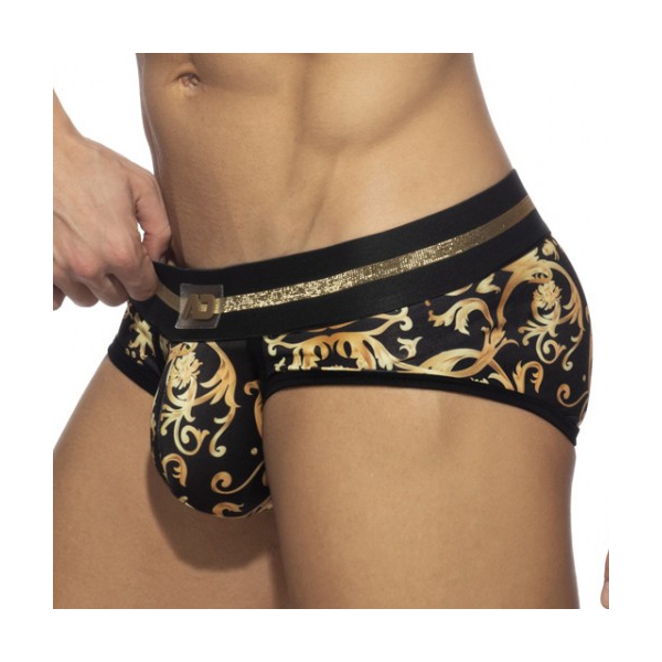 VERSAILLES black-gold briefs