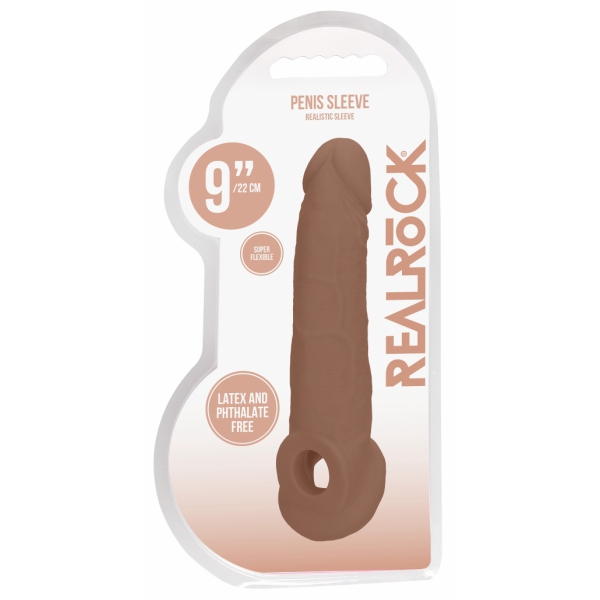 Funda para el pene Realrock 17 x 4,5cm Latino