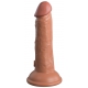 Realistic Dildo 2Density Six - 15.5 x 4cm Latino