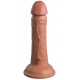 2Densidade Seis dildo vibratório - 15,5 x 4cm Latino