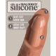 2Densidade Seis dildo vibratório - 15,5 x 4cm Latino