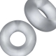 Set of 2 Stiffy Bulge Clear Cockrings