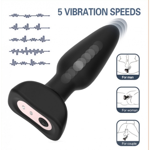 Thrusting & Wireless Anal Vibrator