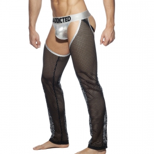 Addicted JOCK PANTS Silver-Black