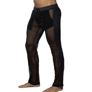 Addicted LONG MESH Pants Black