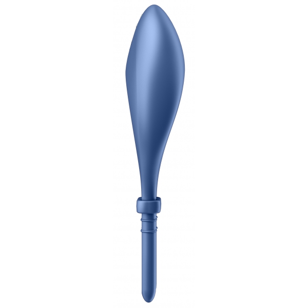 Anilha Vibratória Azul Bullseye Satisfyer Connected Vibrating Cockring