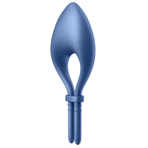 Bullseye Satisfyer Connected Vibrating Cockring Azul