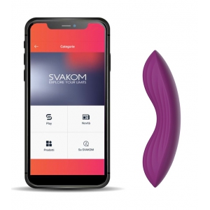 SVAKOM Stimolatore clitorideo collegato Edeny Violet