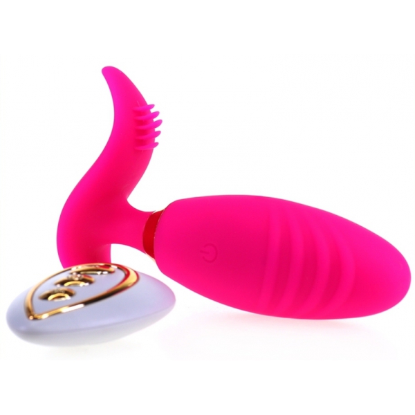 Ovo Vibratório de Sexo Ondulado 8,5 x 3cm Pink