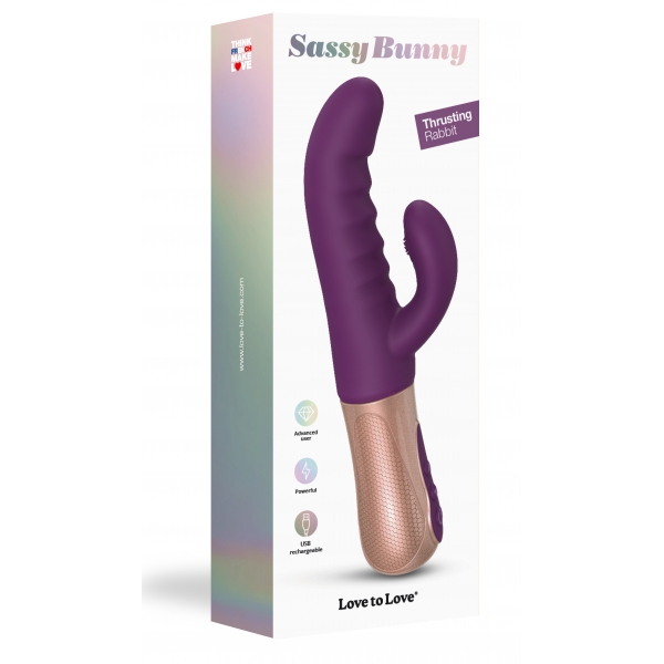 Vibro Rabbit Sassy Bunny Love to Love 23cm Viola