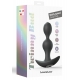 Plug vibrador Twinny Bud 10,5 x 3cm Negro