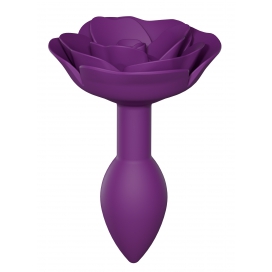 Love to Love Anal Plug Juwel Open Roses S 8 x 2.9cm Violett