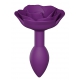Bijou Open Roses Anal Plug S 8 x 2.9cm Purple