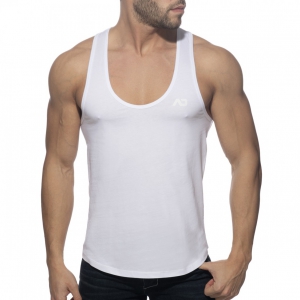 Addicted U-NECK Tank Top White