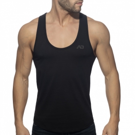 U-NECK Tank Top Black