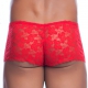 Boxer sexy in pizzo LACE MoB Red
