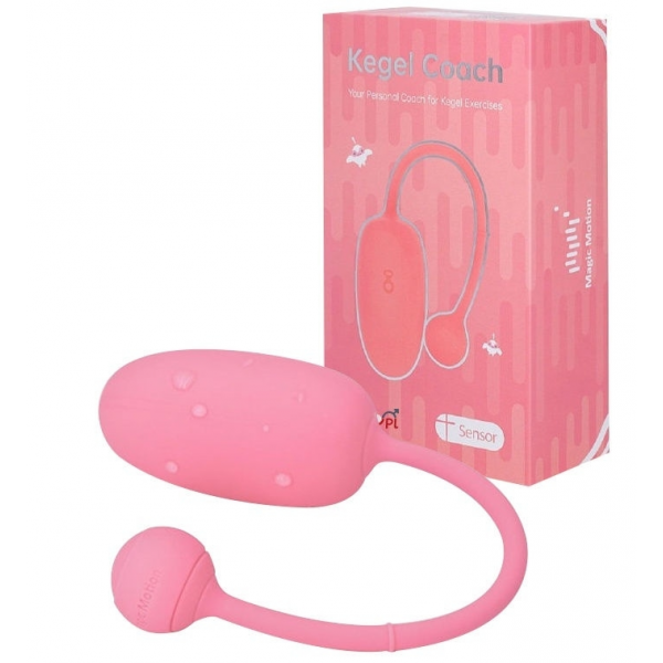 Kegel Coach ligado ovo vaginal 6 x 3cm