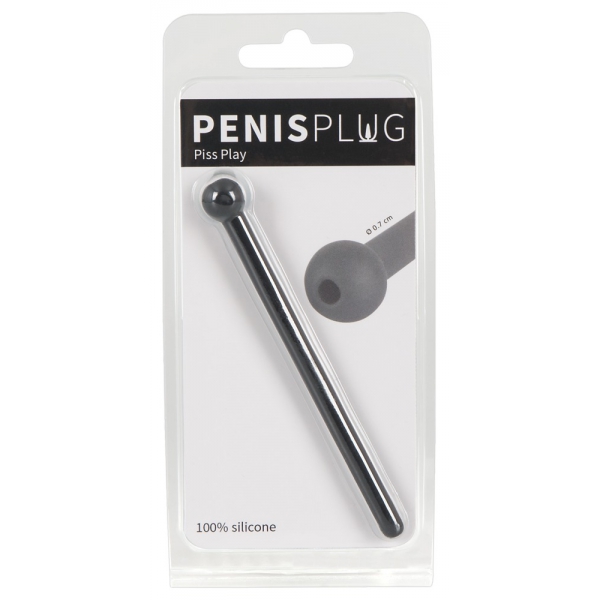 Piss Play pierced urethra plug 10.5cm - Diameter 7mm