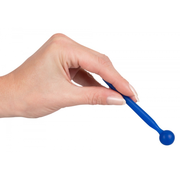 Plug Penis Stop Sperma 8cm - Diameter 4-8mm Blauw
