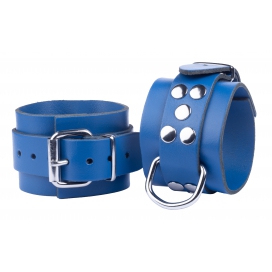 Manette in pelle ultra blu