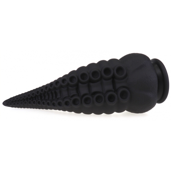 Dildo Tentáculo Sealik 20 x 8cm Preto