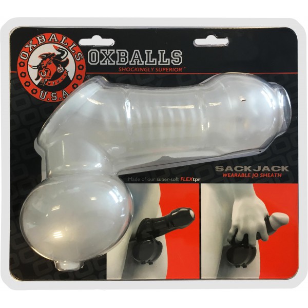 Oxballs SACKJACK Jack Off Funda Clear Frost