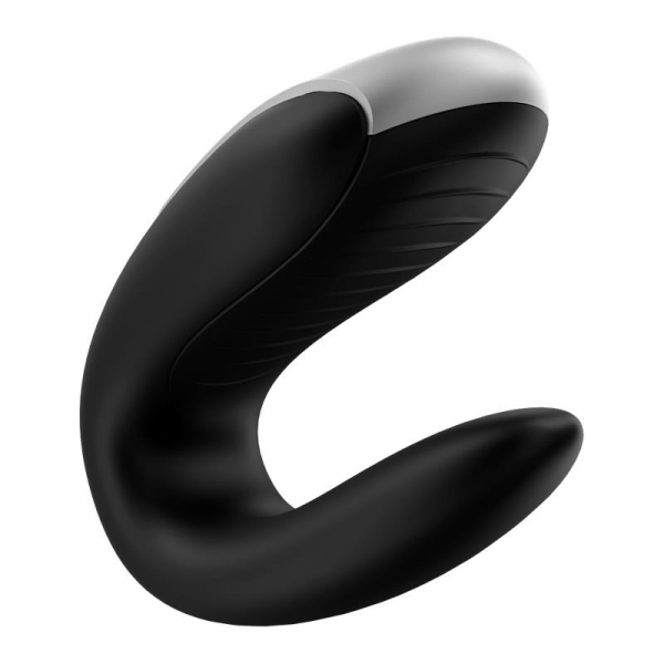 Double Fun Satisfyer Connected Stimulator Black