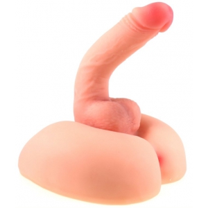 Realistische CockAss jointed penis 16 x 4.3cm