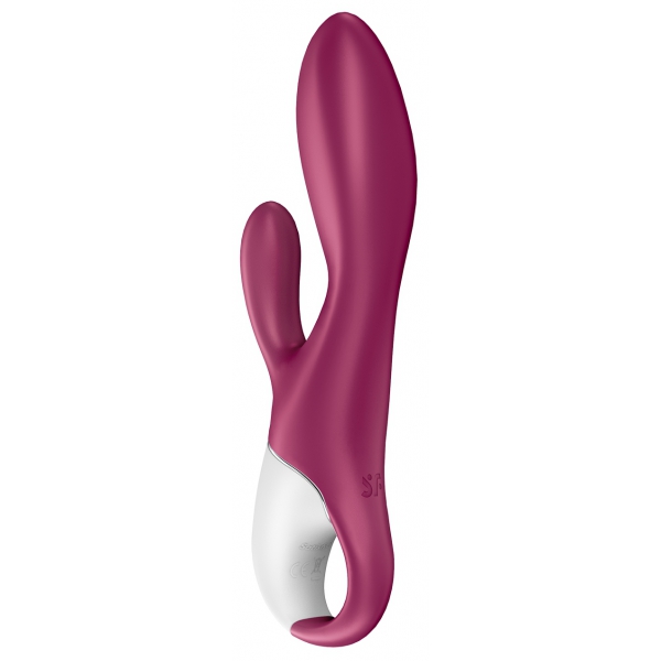 Vibro Rabbit Connected Heated Affair Satisfator 20cm Purple