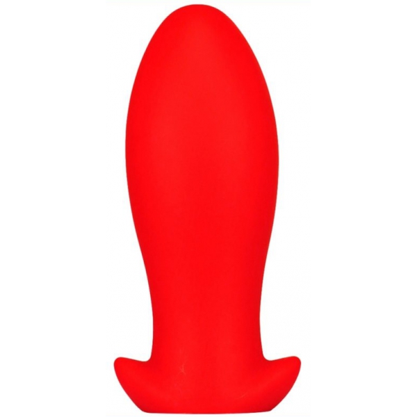 Tampão de silicone Saurus Egg S 10 x 4,5cm Vermelho