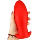 Plug silicone Saurus Egg L 14 x 6.3cm Rouge