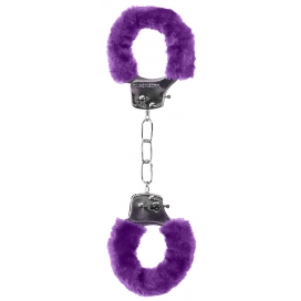 Pleasure Furry Purple Handcuffs