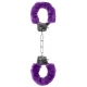 Pleasure Furry Purple Handcuffs