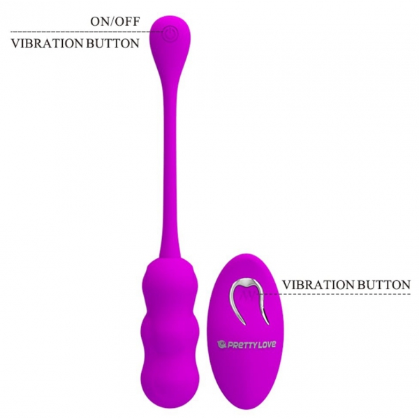 Leshy Pretty Love Huevo Vibrador 7 x 2,8cm Morado