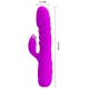 Vibro Rabbit with push Melanie Pretty Love 21cm Purple