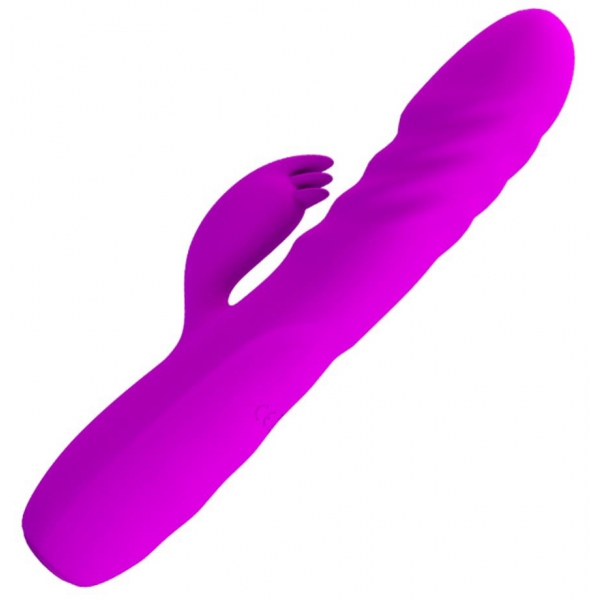 Vibro Rabbit with push Melanie Pretty Love 21cm Purple