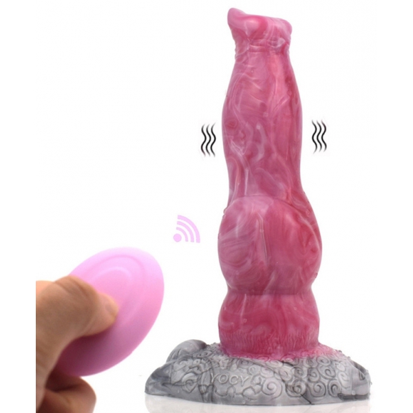 Dildo monstro vibratório Viby Wolf 18 x 5,7cm