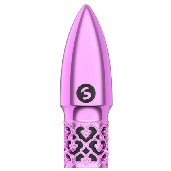 Estimulador de Mini Clitóris Glitter 7cm Rosa