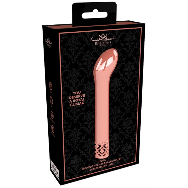 Mini Vibro Jewel Royal 12cm Rose Gold