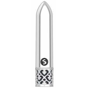 Royal Gems Mini Vibro Glitz 8,7 cm Argento