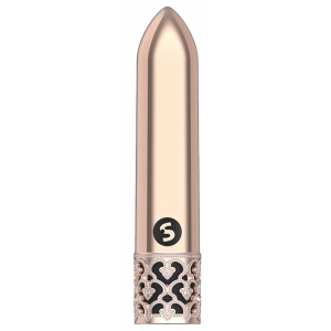 Royal Gems Mini Vibro Glitz 8.7cm Pink gold