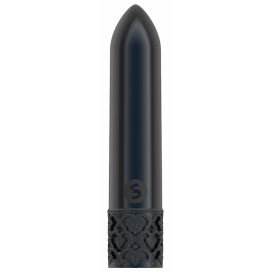 Royal Gems Mini Vibro Glitz 8,7 cm nero