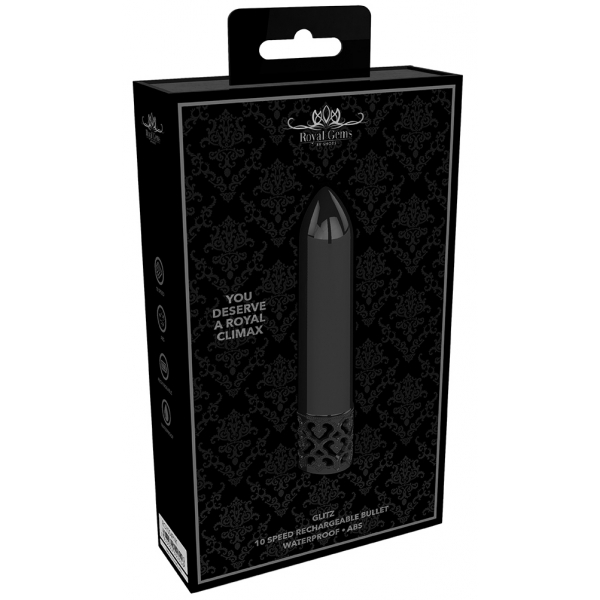 Mini Vibro Glitz 8.7cm Black