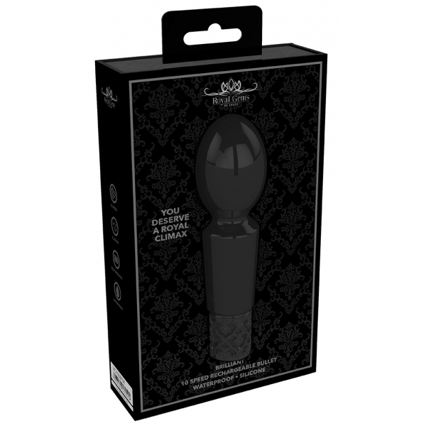 Mini Wand BRILLIANT 12cm Schwarz