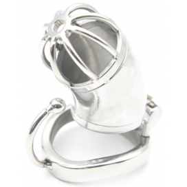 Hook Open metal chastity cage 7 x 3.3cm