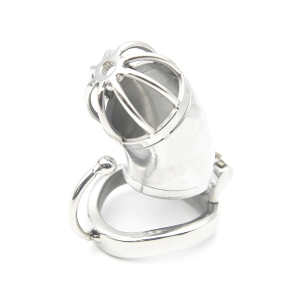 Hook Open metal chastity cage 7 x 3.3cm