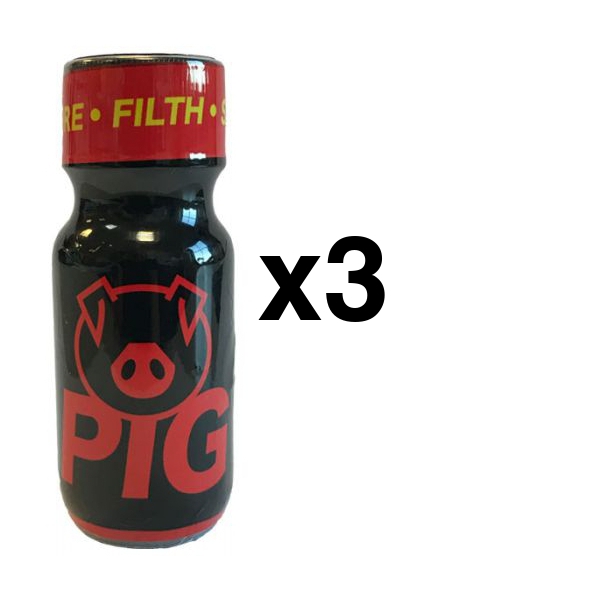  PIG RED 25ml x3