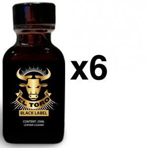 BGP Leather Cleaner EL TORO Etichetta Nera 25ml x6