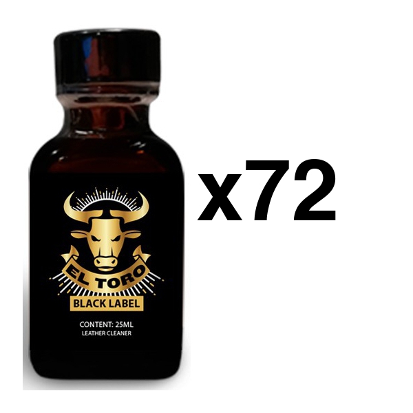 Popper EL TORO Etichetta nera 25ml x72