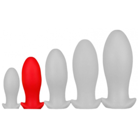 EggPlay Plug en silicone SAURUS EGG M 12 x 5.3cm Rouge